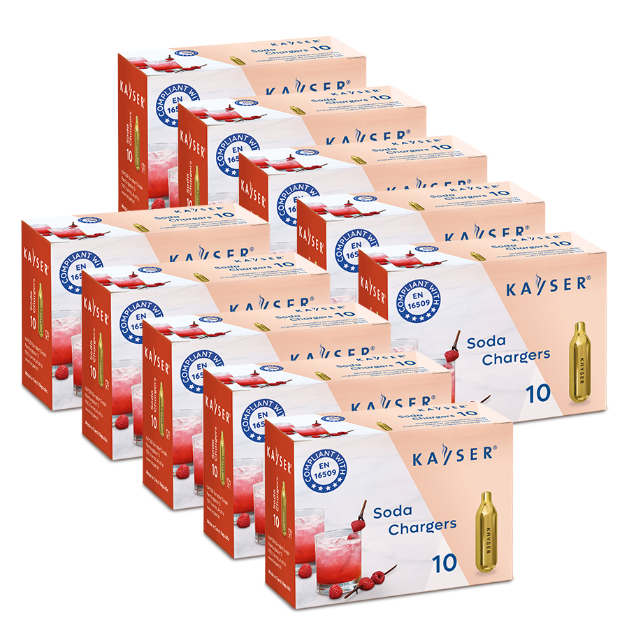 Kayser-szodapatron-100db Kayser szódapatron 100 darab (eldobható)